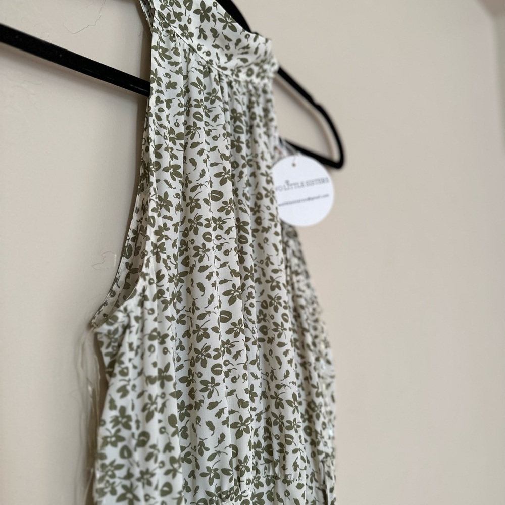 Two Sisters High Neck Floral Midi